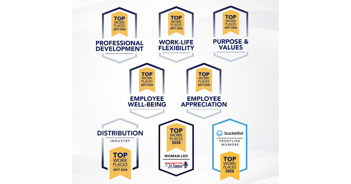 Graybar Wins 2026 Top Workplaces Awards from Energage Graybar Wins 2026 Top Workplaces Awards from Energage