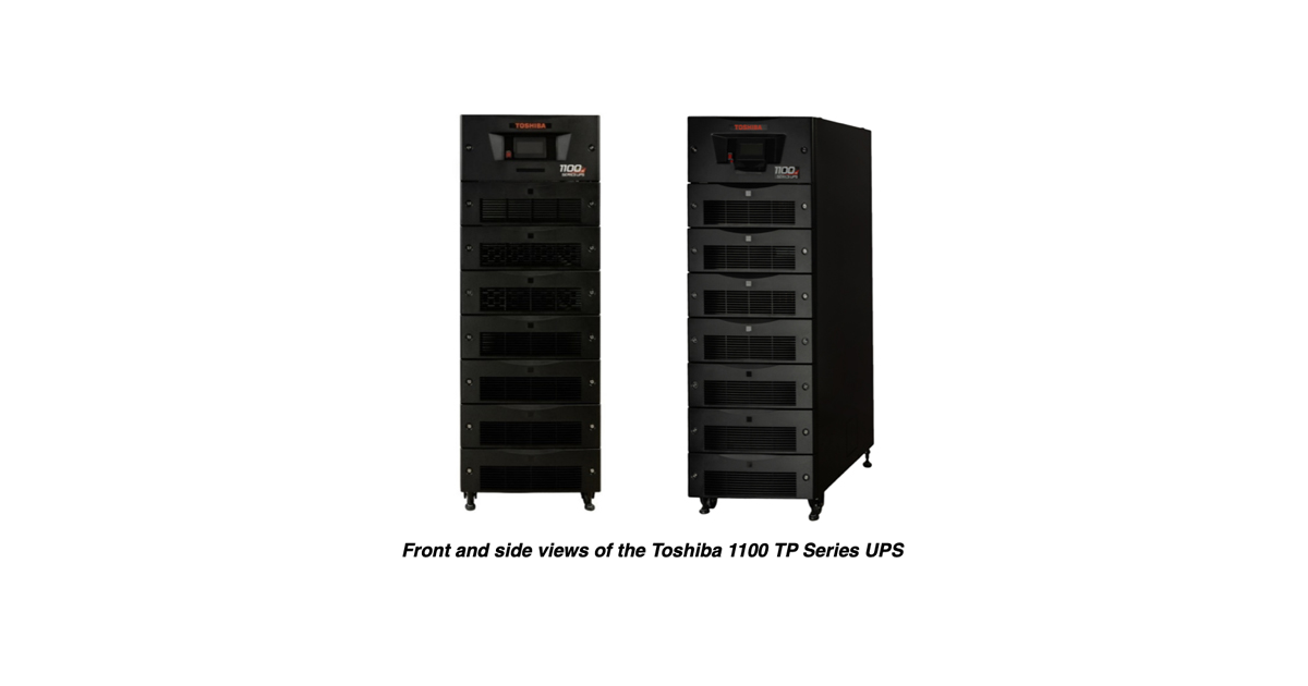 Toshiba: 1100 TP Series Modular UPS for Scalable 208V Three-Phase Power Protection Toshiba: 1100 TP Series Modular UPS for Scalable 208V Three-Phase Power Protection